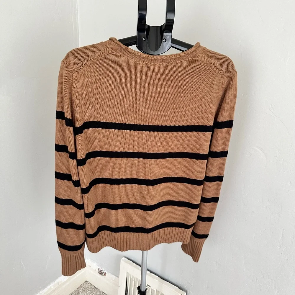 Gap Striped Roll Neck Women's Sweater - Picture 2 of 2
